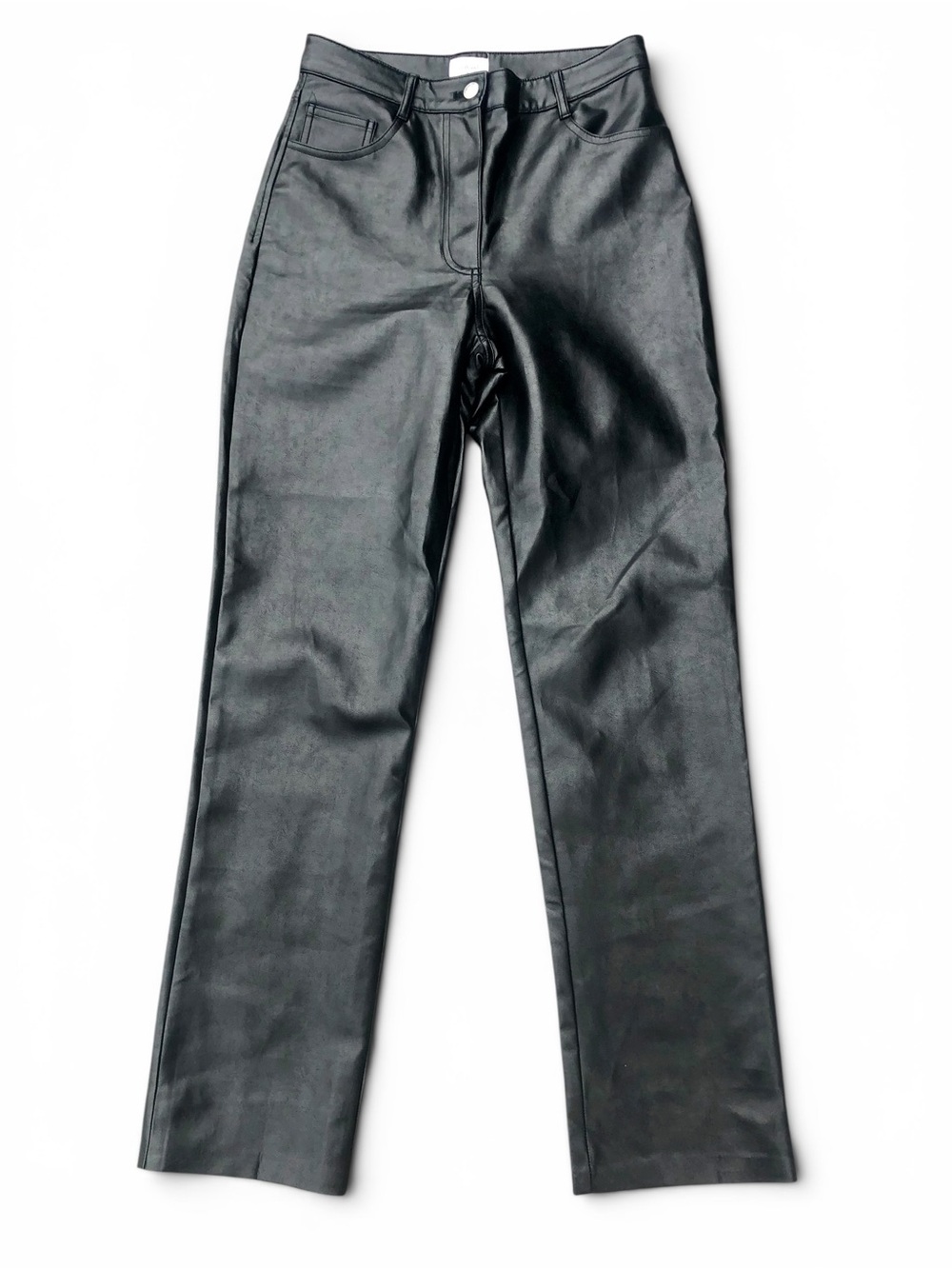 ARITZIA WILFRED Vegan Faux Leather High-Rise Pants (Size 6)